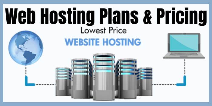web hosting plan & pricing