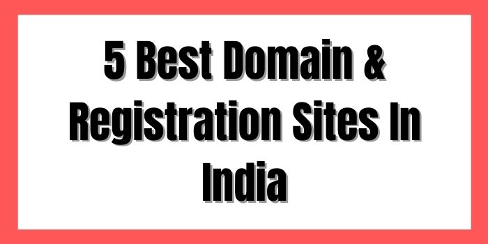 5 best domain & registration