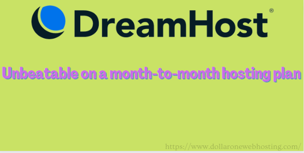 Unbeatable on month-to-month hosting plan